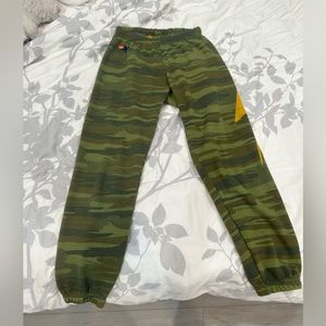 Aviator Nation Camo Bolt Sweatpants - XS